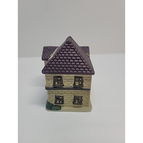 Gift Collection Hand Painted Porcelain Christmas‎ Tea Light Hotel - Picture 2 of 9